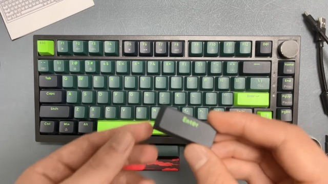 Amazon.com: Fogruaden Wired 75% Percent Mechanical Keyboard Hot