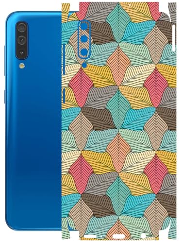 Image of AtOdds - Full Body Back Screen Guard Protector Film - Lamination Wrap Skin Sticker Compatible with Samsung Galaxy A50 | Scratchproof Matte Finish (Autumn)
