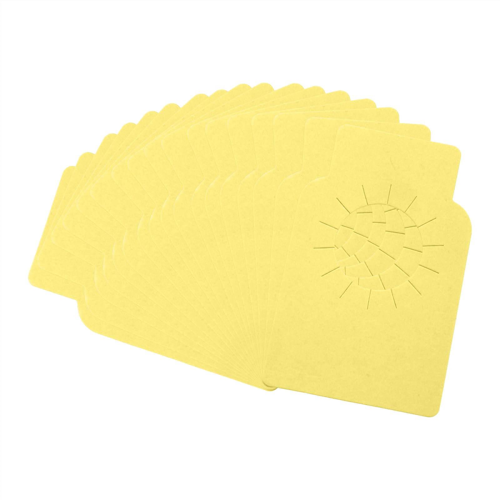 Étiquettes pour bouteille de vin uxcell étiquettes de rangement papier jaune