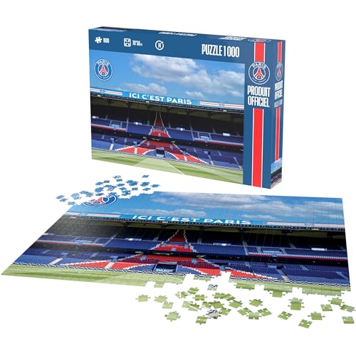 Megableu – Puzzle 1000 Pièces PSG Paris Saint-Germain - Puzzle Licence Officiel Club - Supporters Football Enfants & Adultes dès 14 Ans - Idée Cadeau Fans de Foot...