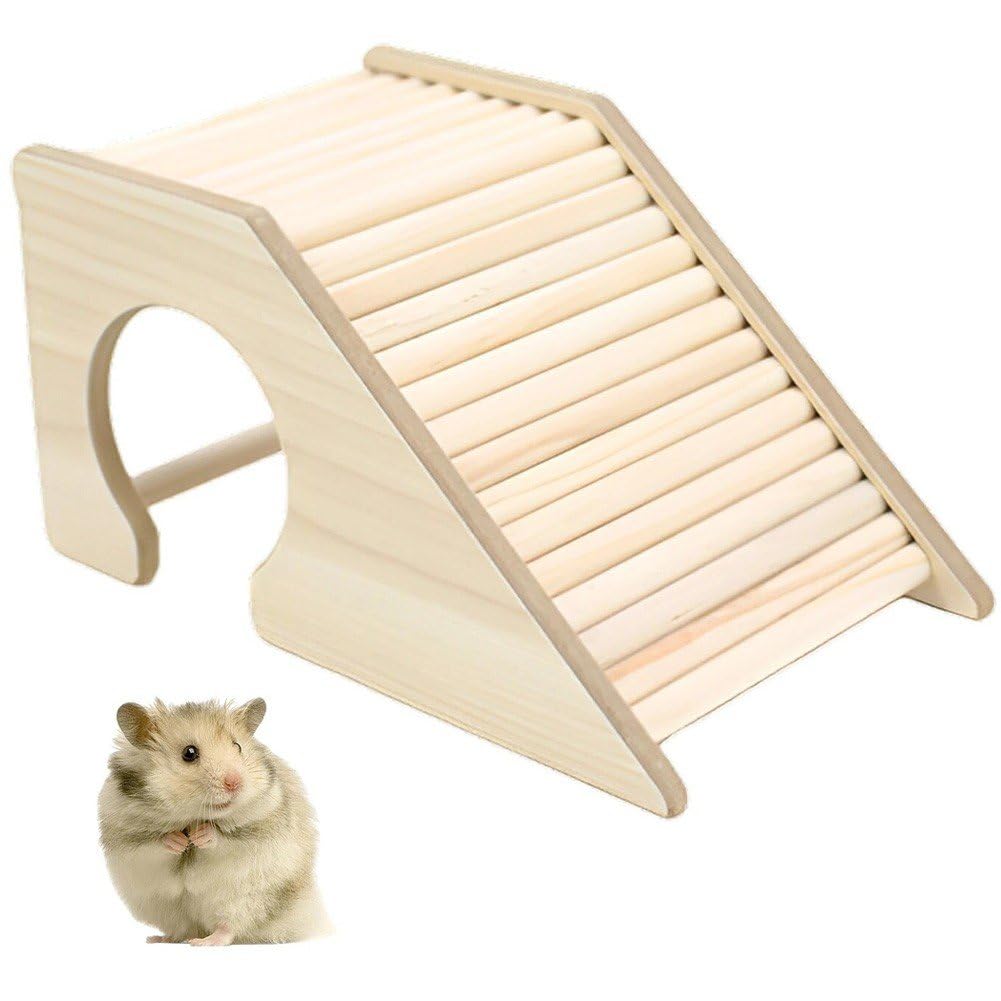 Lipfer As Shown Hamster Landscaping Ladder Hamster Climbing Toy Hamster Toy Ladder Climb Reptile Bridge Games For Chinchilla