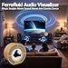 Ferrofluid Sound Visualizer, Dancing Ferrofluid Speaker Music Mate, Audio Visualizer Desk Art with Lamp, Valentines Day Gifts for Her/Him - Desk, Bedroom & Office Display (No Speaker) (Loop Tube)