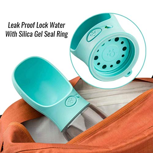 DEYACE Dog Water Bottle, Leak Proof Portable Pet Water Bottles for Dogs, Puppy Water Dispenser with Drinking Feeder for… - Image 5