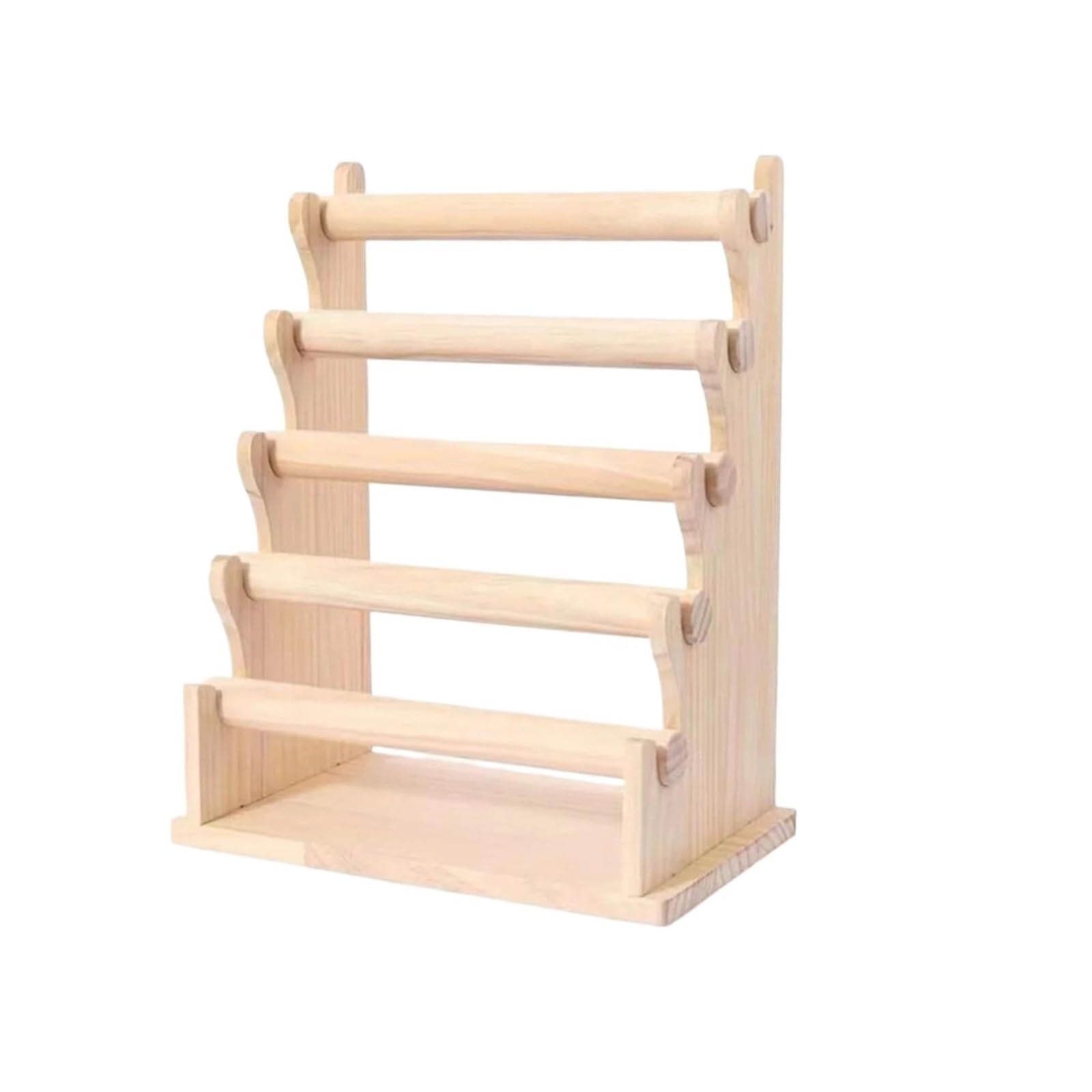 XPJYUA Watch Stand Watch Stand Wooden Bracelet Display Frame Detachable Solid Wood Holder Storage Jewelry(5 Layers)