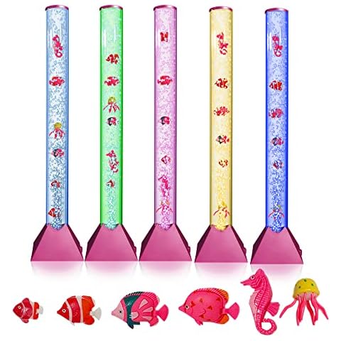 Lámpara de pie LED de burbujas sensoriales de 3.3 pies Brewish Cover