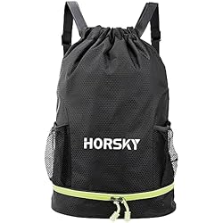 KLAS REMO Mochila Deportiva,Mochilas de Deporte Mochila de Gimnasia Mochila de Cuerda Unisex para Playa Gimnasio Viaje Escuela Acampada 4 KLAS REMO Mochila de Cuerdas,Mochila Deportiva Bolsa Deportiva con Bolsa Zapatos para Hombre Mujer Niños Bolsa de Viaje Bolsa Gimnasio-Negro y Verde