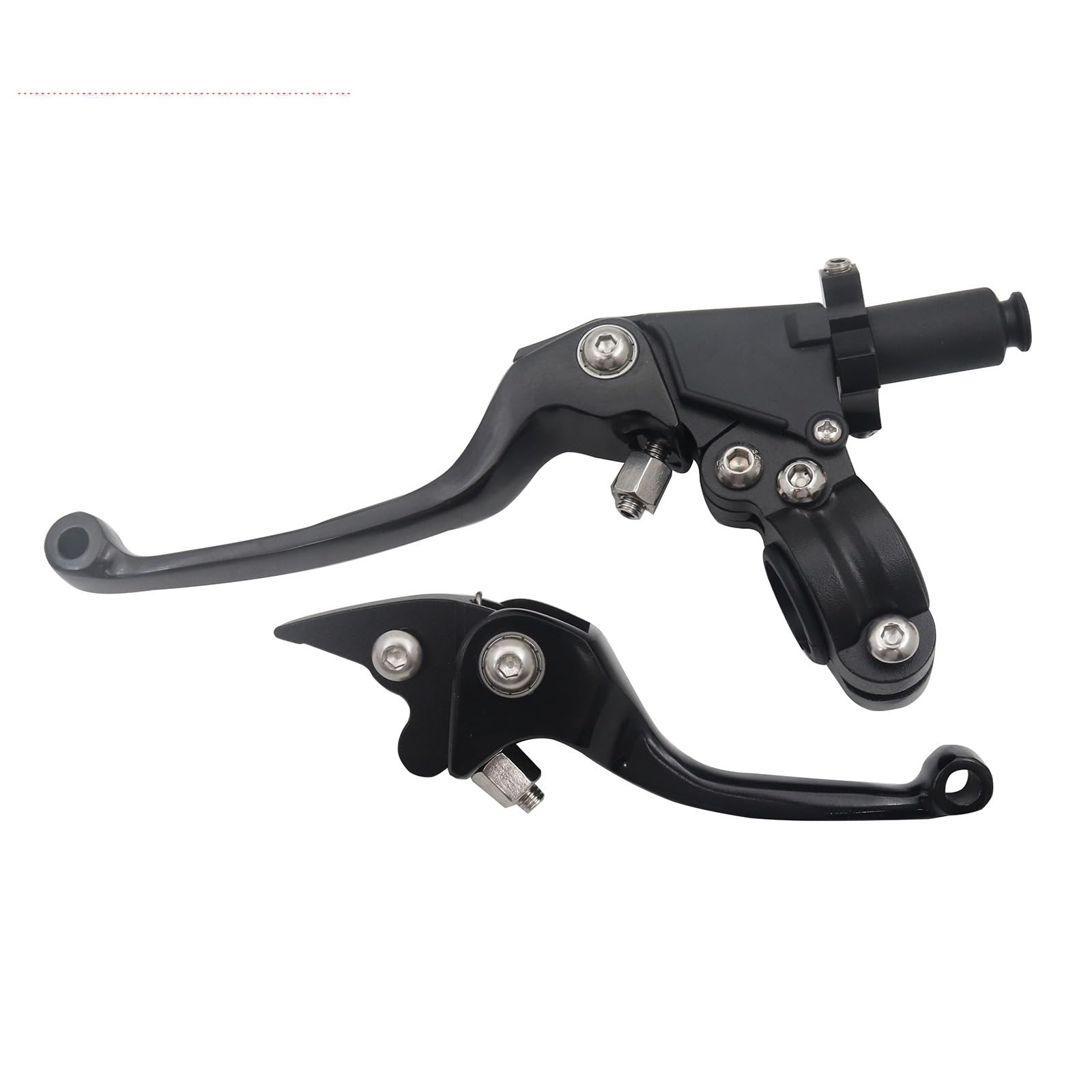 Byskjz Black Motorcycle Brake Clutch For Kawasaki For Xr50 For Pit Motorcycle Cnc Clutch Asv Folding Brake Clutch Lever Set Dirt Bike Atv Quad Motocross(Black)