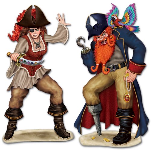 Beistle Bonny Blade & Calico Jack Props