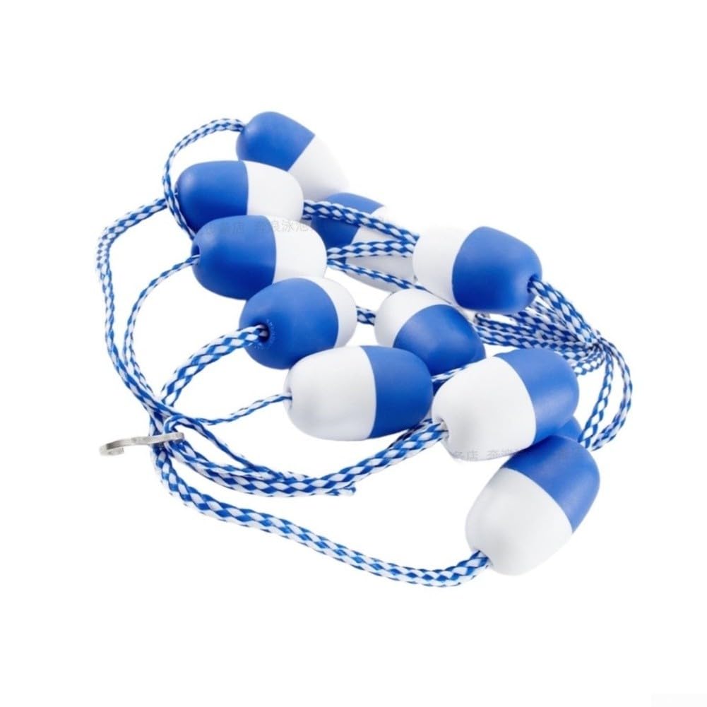 Ligne de marquage pour piscine profonde et peu profonde 5 m Bleu Blanc