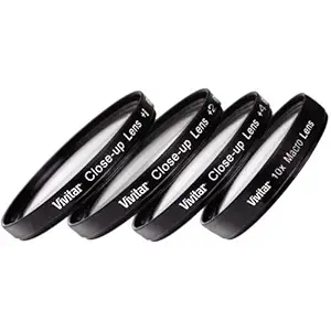 Vivitar VIV-CL-43 Close Up Diopter Filters Set 43mm (Black)