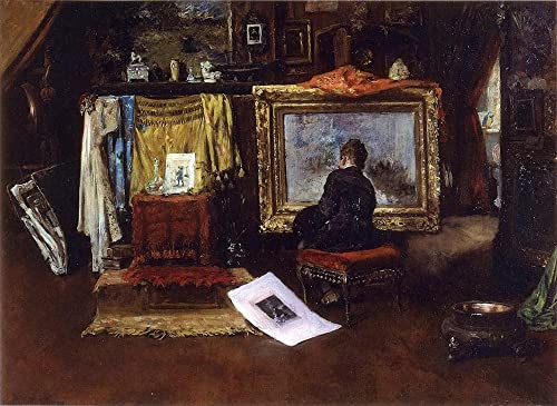 Lienzo de William Merritt para decorar tu estudio con arte elegante