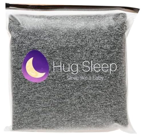 Image of Hug Sleep Pod Move, Wearable Blanket for Women and Men, Weighted Blanket Alt, Seen on Shark Tank, Cooling Sensory, Machine Washable, Cozy and Comfy Blankets, Adult, Kids or Teens Gift, Grey, XL