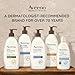Aveeno Daily Moisturizing Body Wash for Women and Men for Dry & Sensitive Skin, Paraben, Soap & Dye-Free, Gentle Shower Cleanser, Dermatologist Recommended Brand, Lightly Scented, 33 Fl Oz