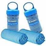 YQXCC Cooling Towel | 2 Pack 47"x12" | Ice Cool for Neck | Soft Breathable Microfiber Chilly | for Yoga, Golf, Gym, Camping, Running, Workout & More Activities