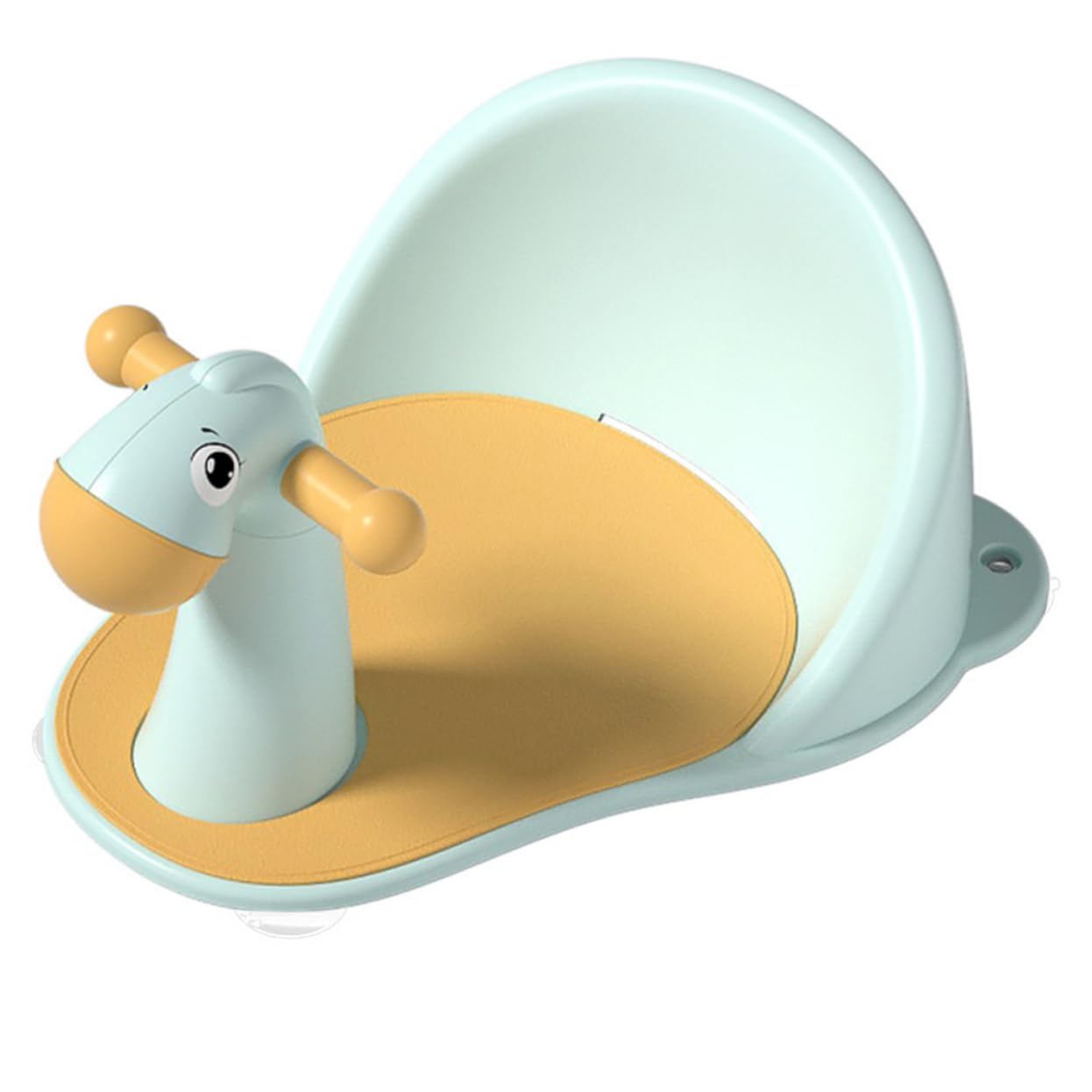 Silla de Baño para Bebés y Niños Pequeños Base Antideslizante de Pp Que Protege la Columna Adecuado para Ducha y Bañera