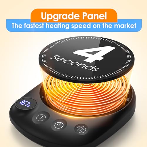 image for KitchekShop Coffee Mug Warmer - Fastest Heating & Highest Temperature,