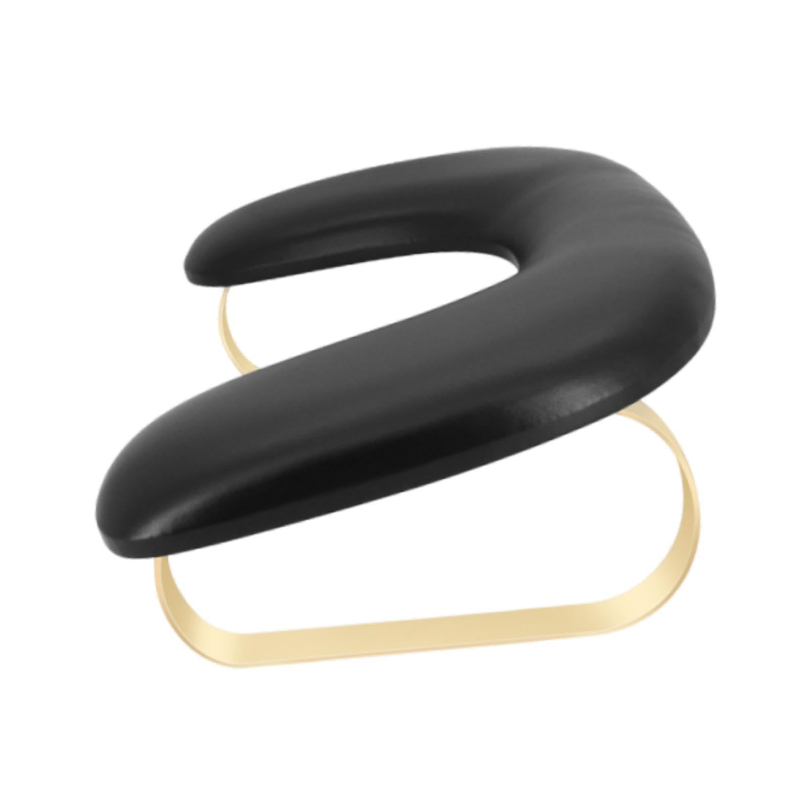 Almencla Nagelkissen Handauflage Kissen, Maniküre Armauflage Handkissen für Nails Tech Home DIY, Schwarz