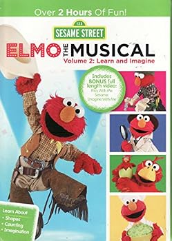 DVD Sesame Street Elmo the Musical Volume 2:learn and Imagine Book