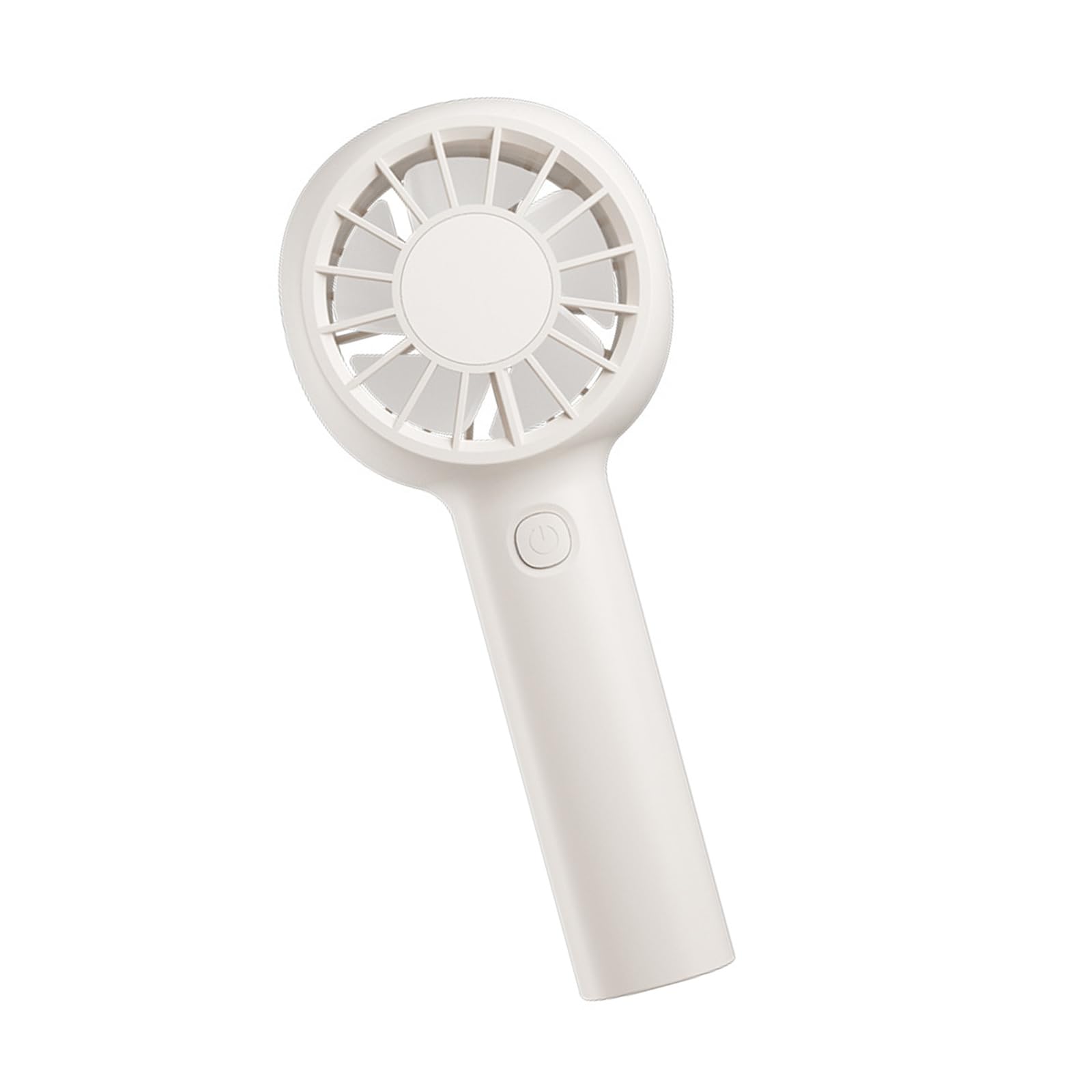 Jazuaiao Handheld Fan Adjustable 5 Speed USB Rechargeable 1200mAh Battery for Travel Makeup and Outdoor Adventures Battery Operated Fan