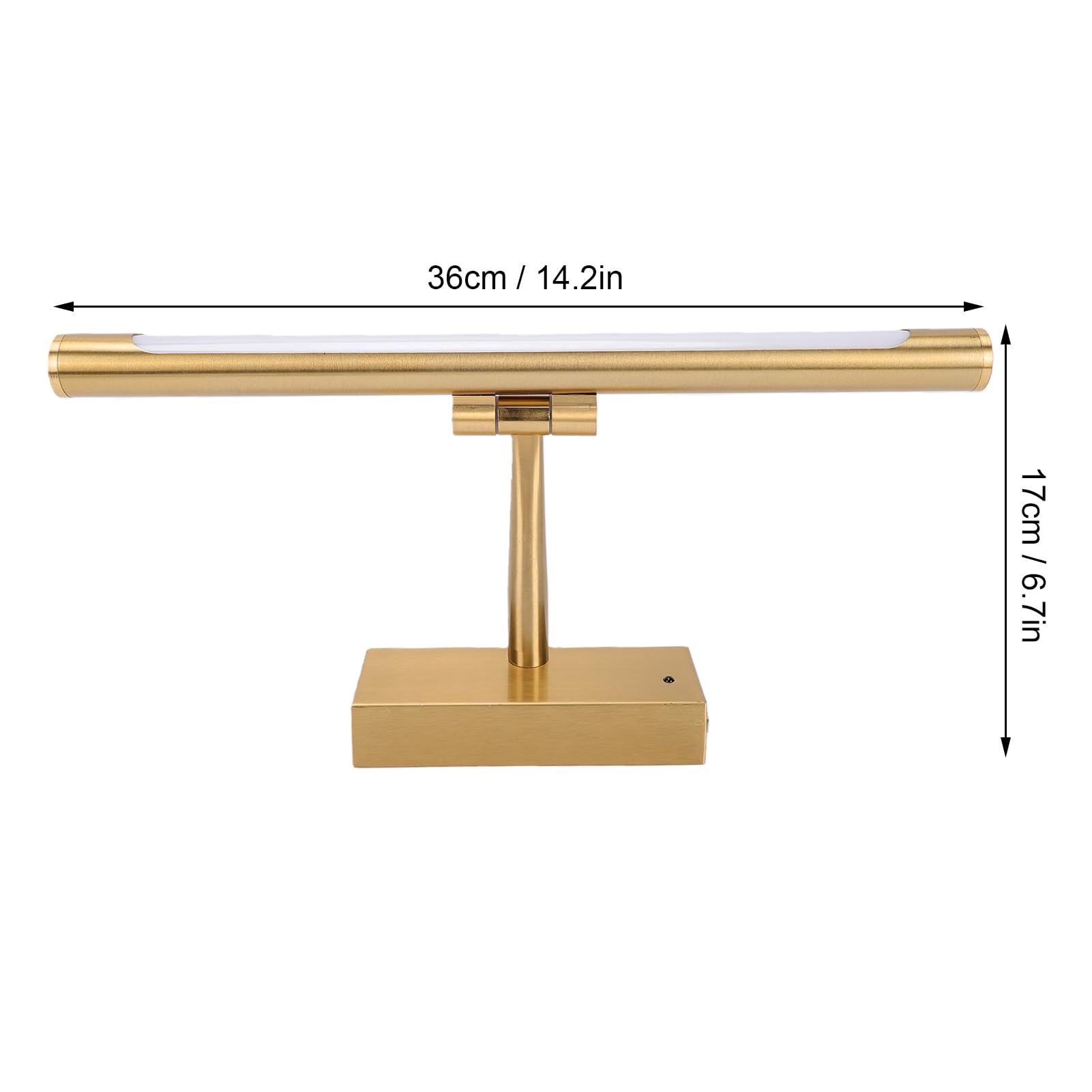 Luz para Cuadros de Pared, Luz LED para Obras de Arte Inalámbrica que Funciona con Pilas con Mando a Distancia, 3 Opciones de Color y Brillo Ajustable, para Salón, Pasillo