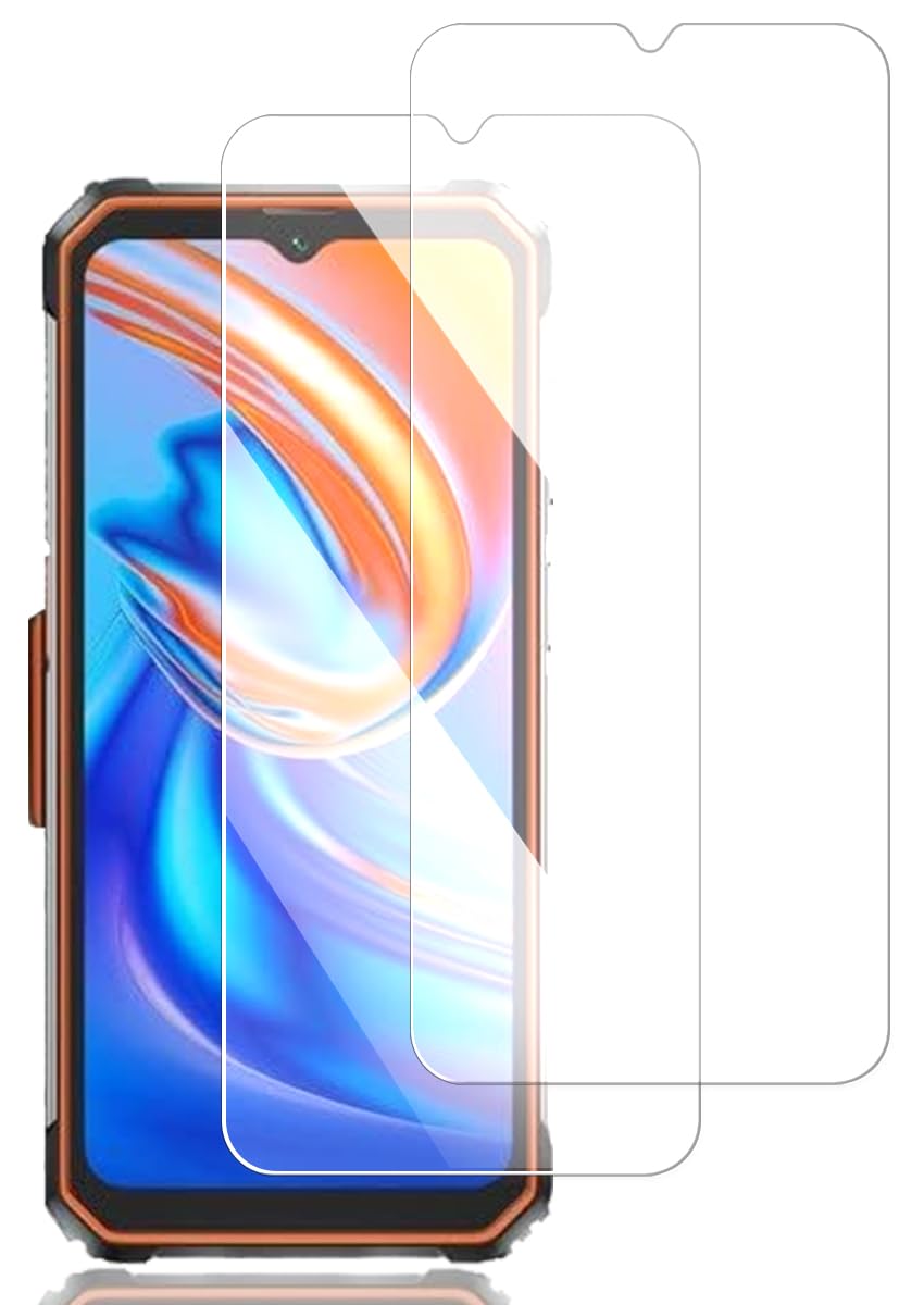 Screen Protector for Blackview BV9200 [2 Pack], Tempered Glass Screen Protector, 9H Hardness, Bubble-Free, Anti-scratch,HD Clarity, Easy Installation, Tempered Glass Film for Blackview BV9200