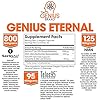 NAD-NMN-Supplement-Nicotinamide-Mononucleotide-Anti-Aging-Telomere-Capsules-NRF2-NADH-Activator-Supplements-for-Women-Men--Stem-Cell-Support-Longevity-and-Cellular-Energy--60-Veggie-Pills Genius Eternal, Anti-Aging Supplement - Telomere Capsules - NRF2 NADH Activator Supplements, Stem Cell Support for Longevity, Cellular Energy, Metabolism & Repair