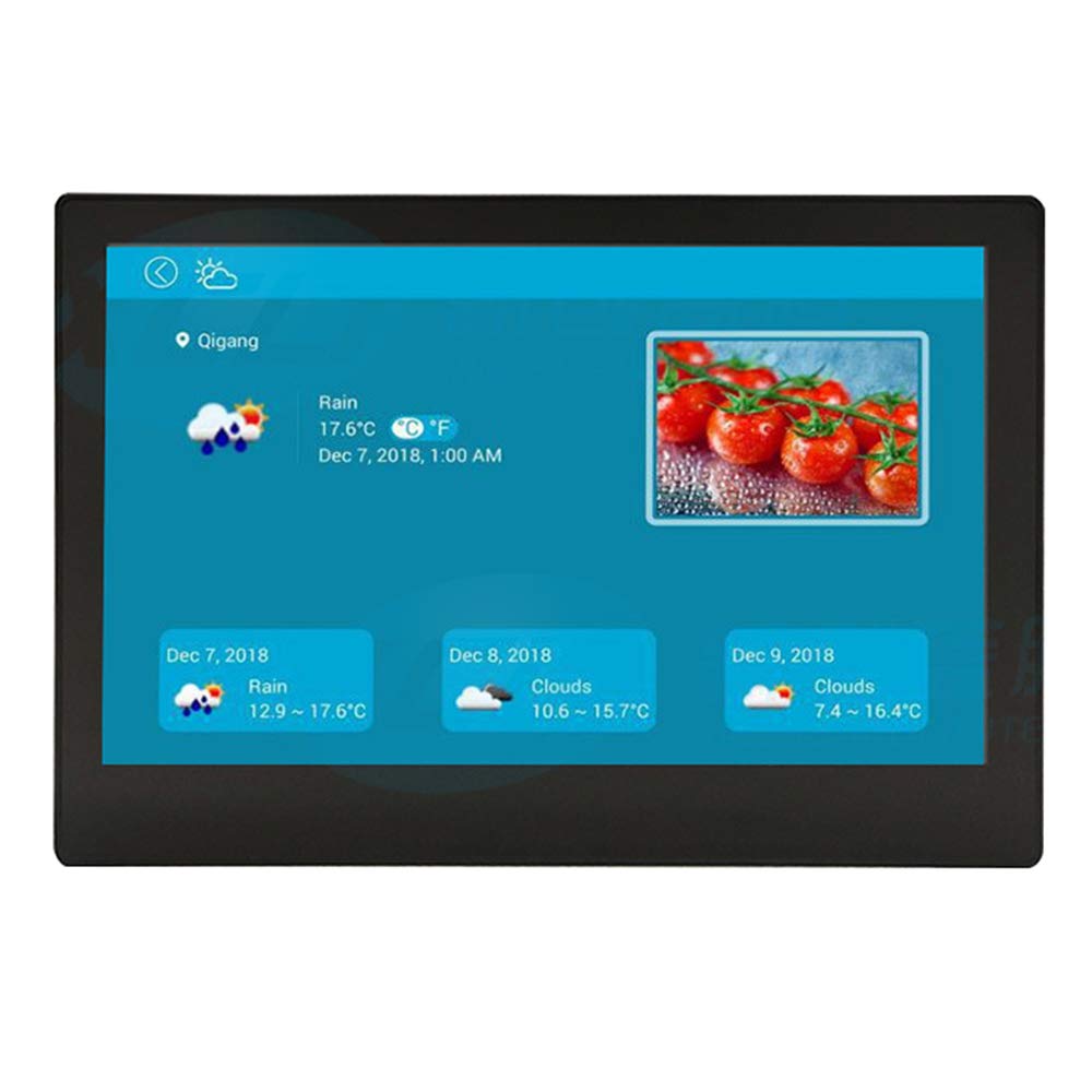 Marco de Fotos Inteligente en la Nube con WiFi de 10 Pulgadas, Pantalla HD, teléfono móvil, transmisión inalámbrica de Fotos y Videos, Compatible con Pantalla Horizontal y Vertical, Pantalla electrón