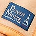 Poyet Motte Aubisque 500GSM Heavyweight 100-Percent Wool Blanket, Maise/Natural (Twin Size)