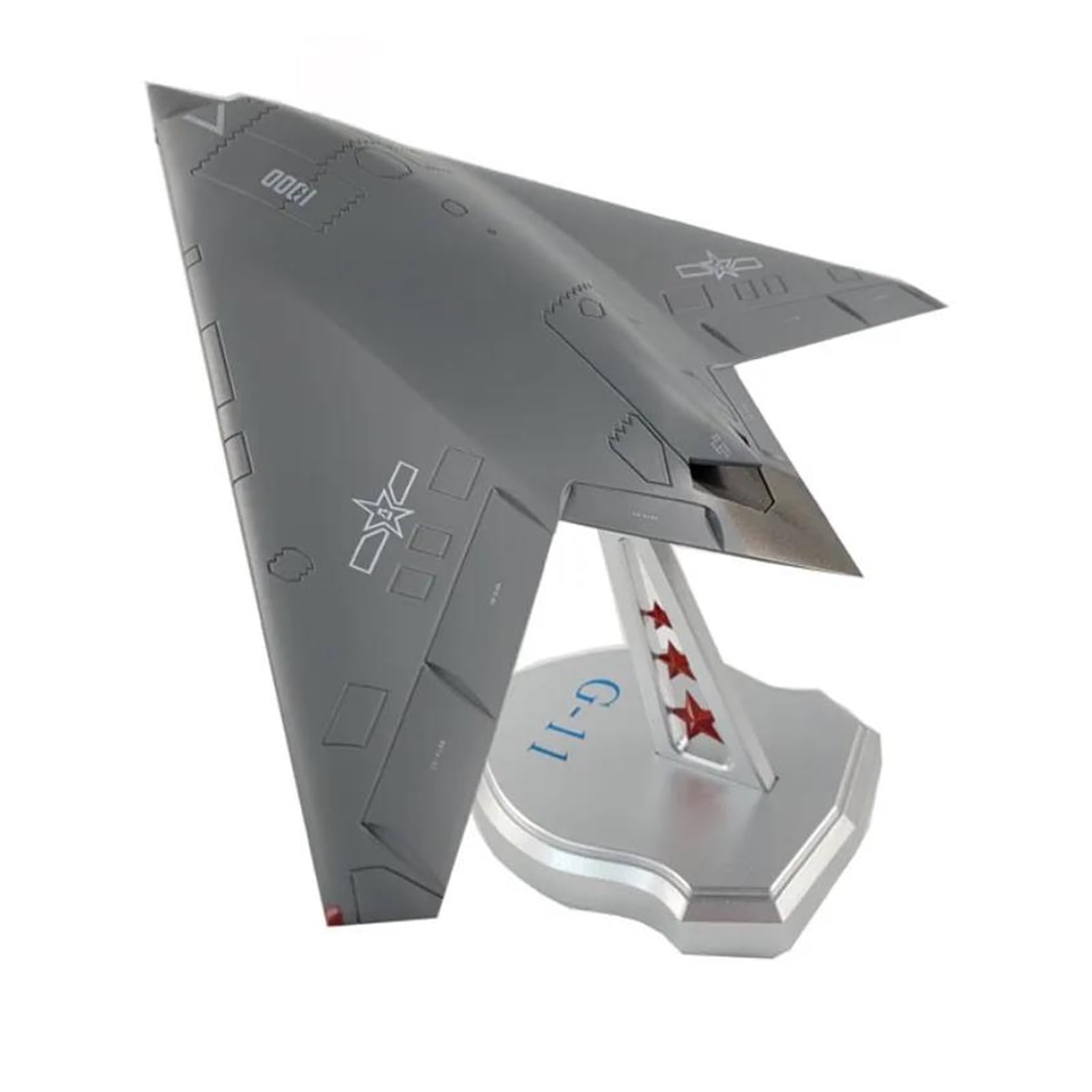 Modelo de avión diecast militar G-11 a escala 1/45 en aleación coleccionable