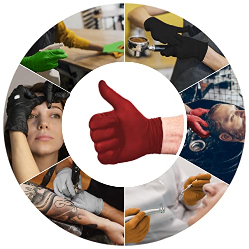 Image of L3 Level 3 Nitrile Gloves - Professional Heavy Duty Disposable Gloves - Latex Free - Fits Snug - Box of 100
