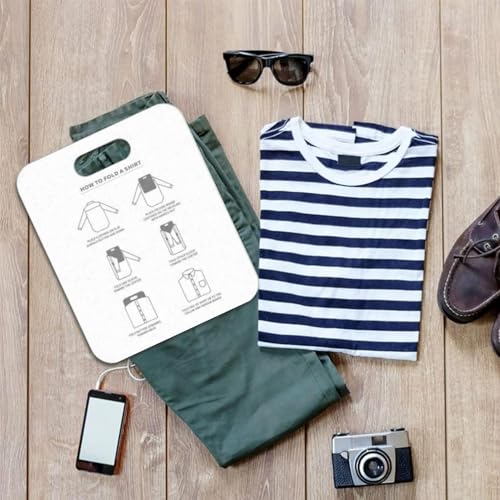 Tablero para carpetas de camisas - Tablero plegable para camisetas, organizador de camisetas duradero | Tabla plegable para camisas, tabla plegable para ropa fácil de doblar, carpeta de tela resistent