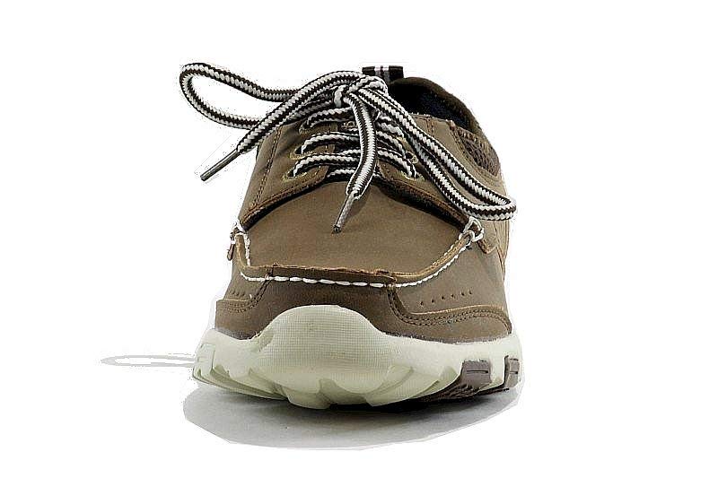 Island Surf Men's Helm Boat Shoes (Dark Brown)3