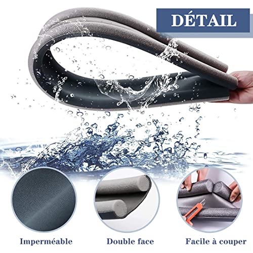 Tochtstopper, tochtstopper, 94 cm, tochtstopper, winddicht en deuropening, bruin - Image 3