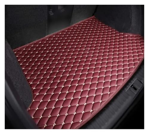 Tapis de coffre Geely Coolray anti-saleté protection cuir rouge