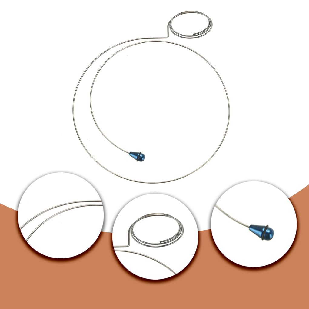 Lot De 5 Loupes En Acier Avec Anneau Pratique Pour Fixer Le