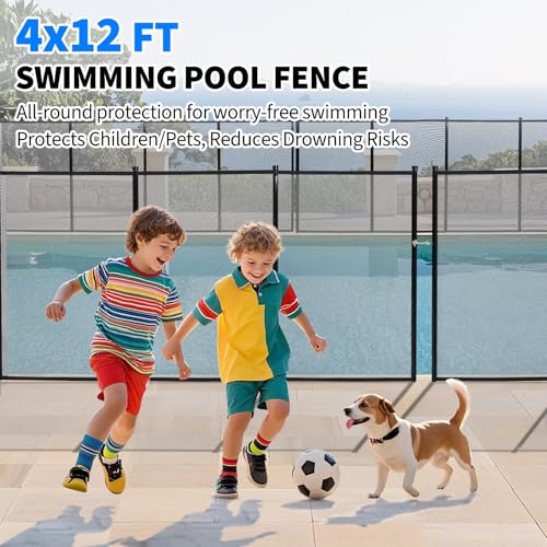 Valla de Seguridad Removible para Piscinas 4x12 ft miniatura 2