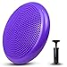 unycos - Cojín de Equilibrio con Bombín, Cojín Propioceptivo, Cojín Hinchable, 34 cm | Entrenamiento de Tronco, Espalda, Abdomen, Piernas, Fitness, Pilates, Rehabilitación, Coordinación (Morado)