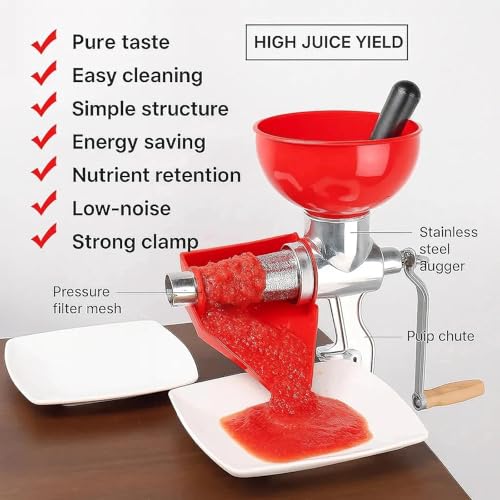 Exprimidor manual de frutas con colador eficaz: di adiós a las pepitas en tus zumos 4