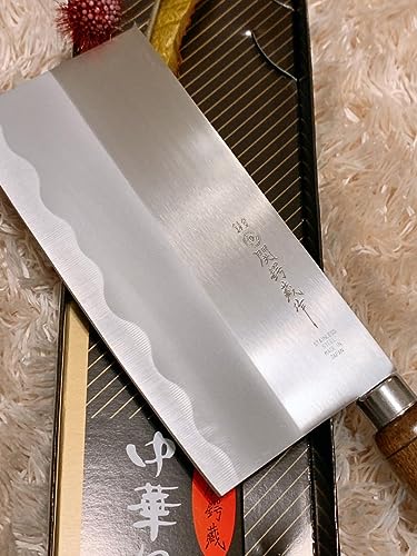 JapanBargain-1564-Chinese-Chopping-Knife-Japanese-Butcher-Knife-High-Carbon-Stainless-Steel-Kitchen-Cleaver-chef-knives-with-Wooden-Handle-for-Home-and-Restaurant-Made-in-Japan