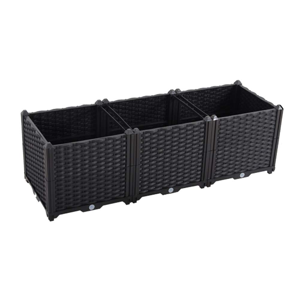 BAOYOUNI Rectangular Raised Garden Bed Kit