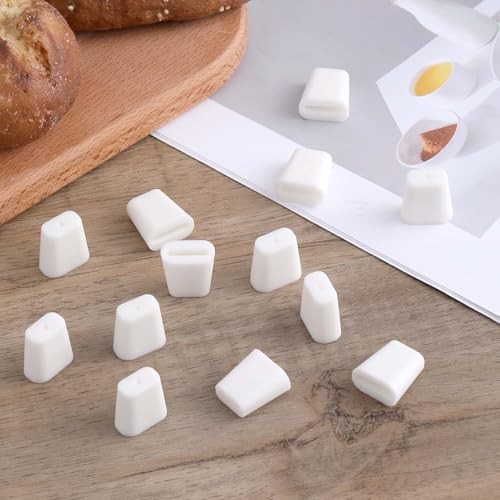 20 Piezas Patas de Goma para Rejilla de Fregadero Blanca miniatura 5
