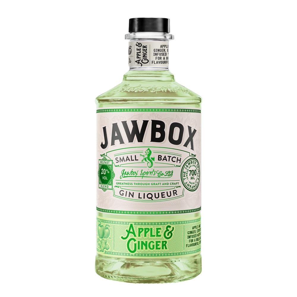 Jawbox Apple & Ginger Gin Liqueur | 70cl | 20% vol