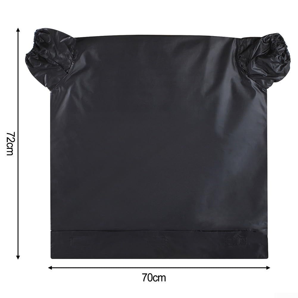 Cámara dedicada al cambio de película que desarrolla la bolsa de habitación oscura, carga de doble capa, fotografía, 22 x 22.8 pulgadas, como lo muestra la imagen, Black L