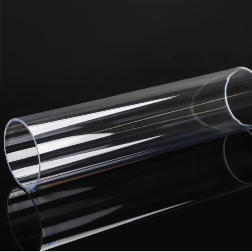 20 Stück Klare Borsilikat-Blasrohre, Terrassenheizer-Glasrohr Außen | Hochtemperaturbeständige industrielle Glasrohre(6mm*500mm)