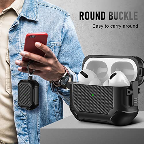 Image of Compatible with Airpods Pro 3 Case(2025),for Airpods Pro 3rd Generation Cases Cover with Keychain Cleaner Kit Soft Silicone Shockproof Cover for Women Men