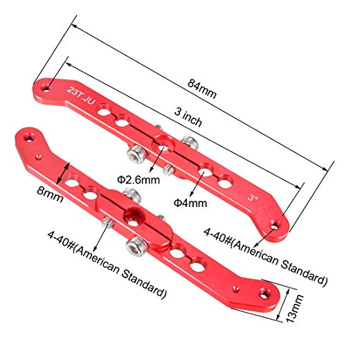 Bras de direction en aluminium rigide 23T pour servo de modélisme