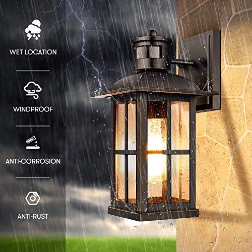 Motion Sensor Outdoor Light Advanced Dusk to Dawn Exterior Lantern