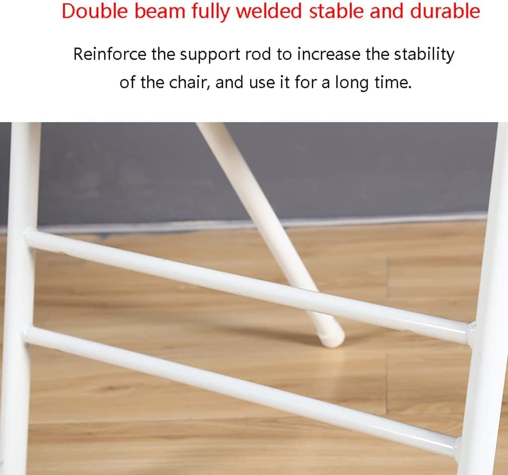 Silla de yoga plegable de piel sintética impermeable de 15.7 pulgadas, soporte de columna vertebral con mecanismo triangular de acero al carbono, ideal para el gimnasio en casa, meditación y