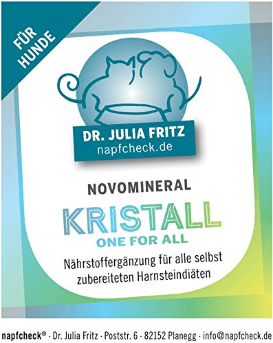 napfcheck Novomineral Kristall - für Harnsteindiäten - für Hunde - 500 g
