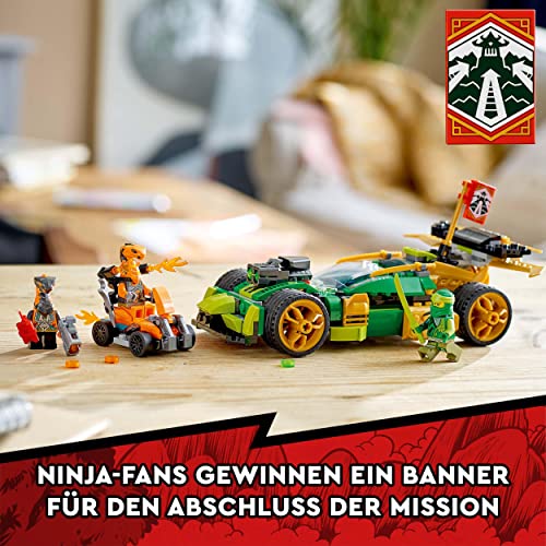 LEGO 71763 NINJAGO Lloyds Rennwagen EVO, Auto-Spielzeug ab 6 Jahren mit Rennauto und Schlangen-Figuren – Bild 7